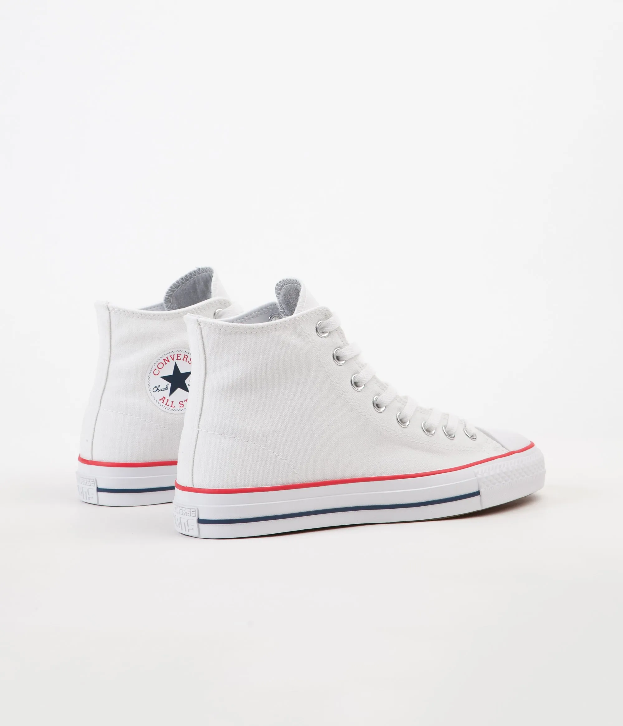 Converse CTAS Pro Hi Shoes - White / Red / Insignia Blue