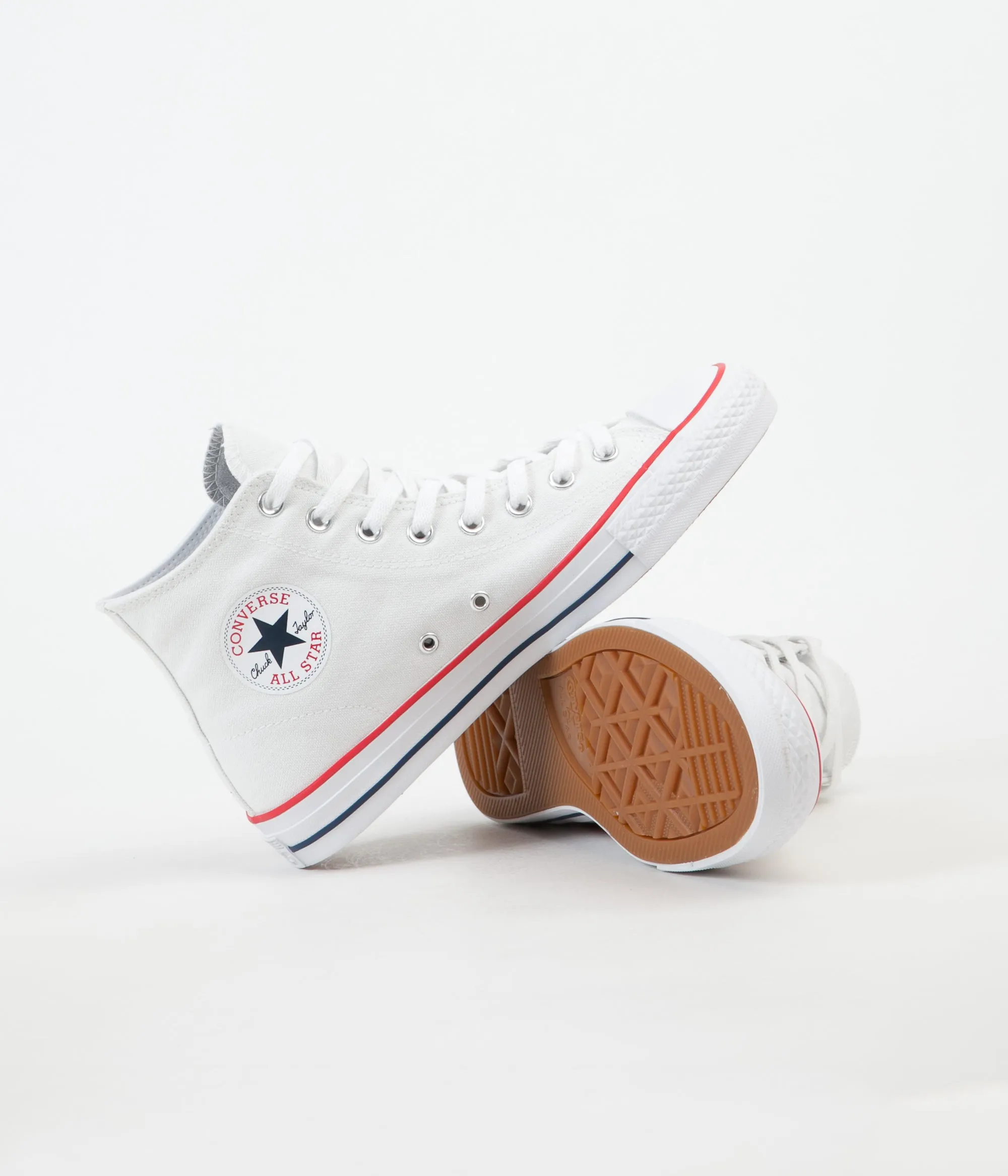 Converse CTAS Pro Hi Shoes - White / Red / Insignia Blue