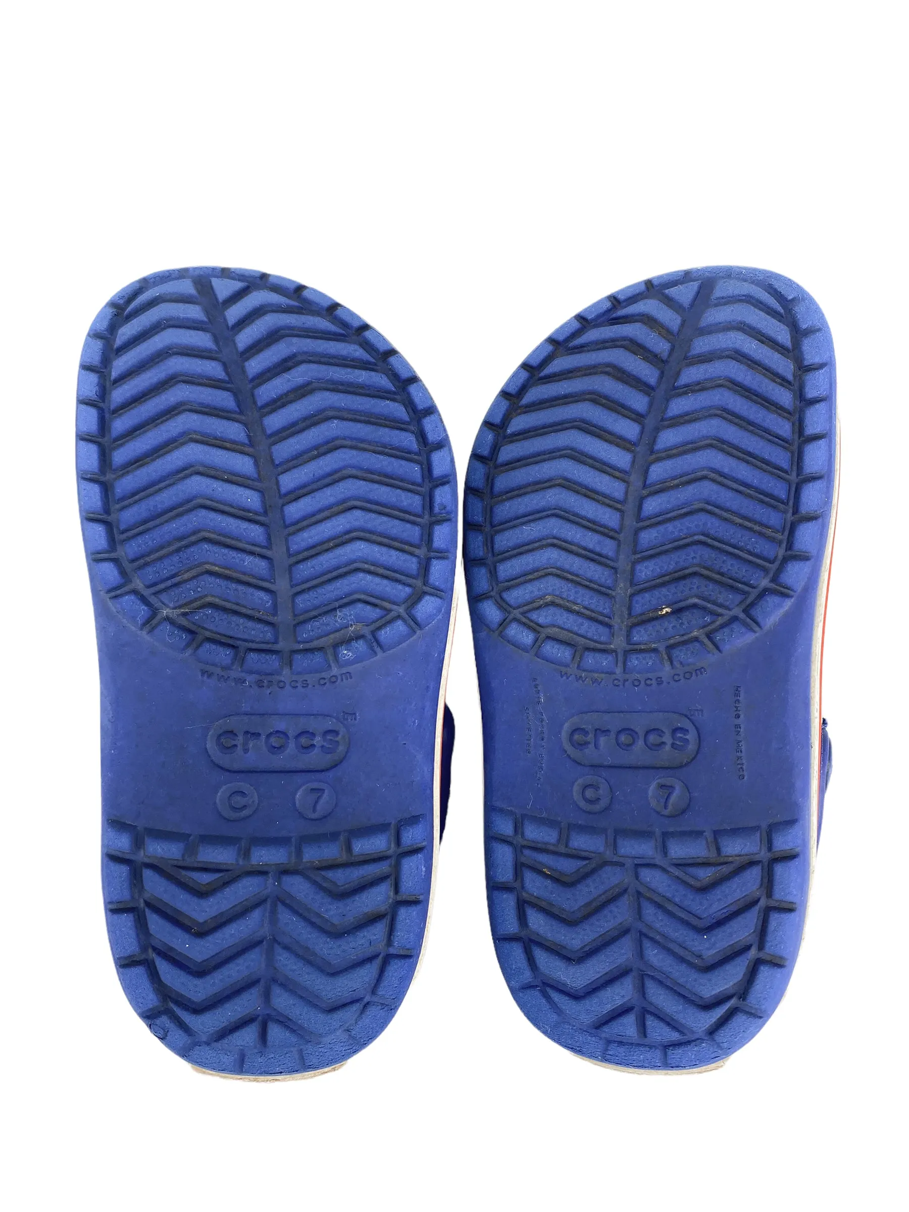 Crocs, Boy's Crocband™ Crocs, Cobalt, Size 7 (Approx. Age 3)