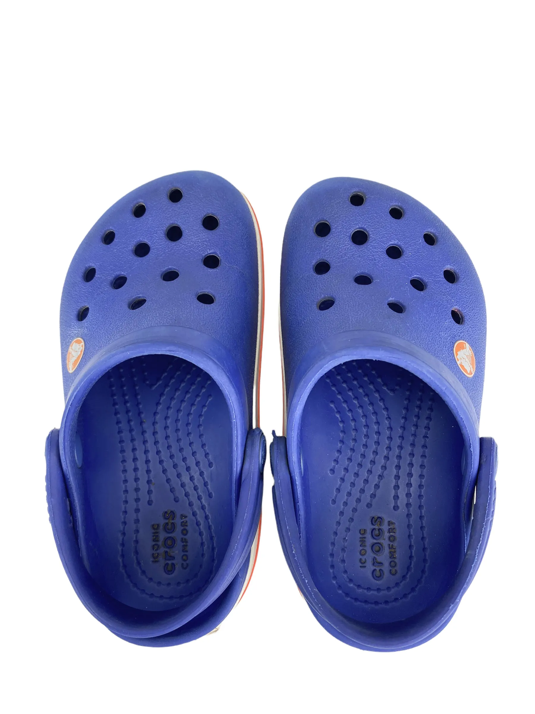 Crocs, Boy's Crocband™ Crocs, Cobalt, Size 7 (Approx. Age 3)