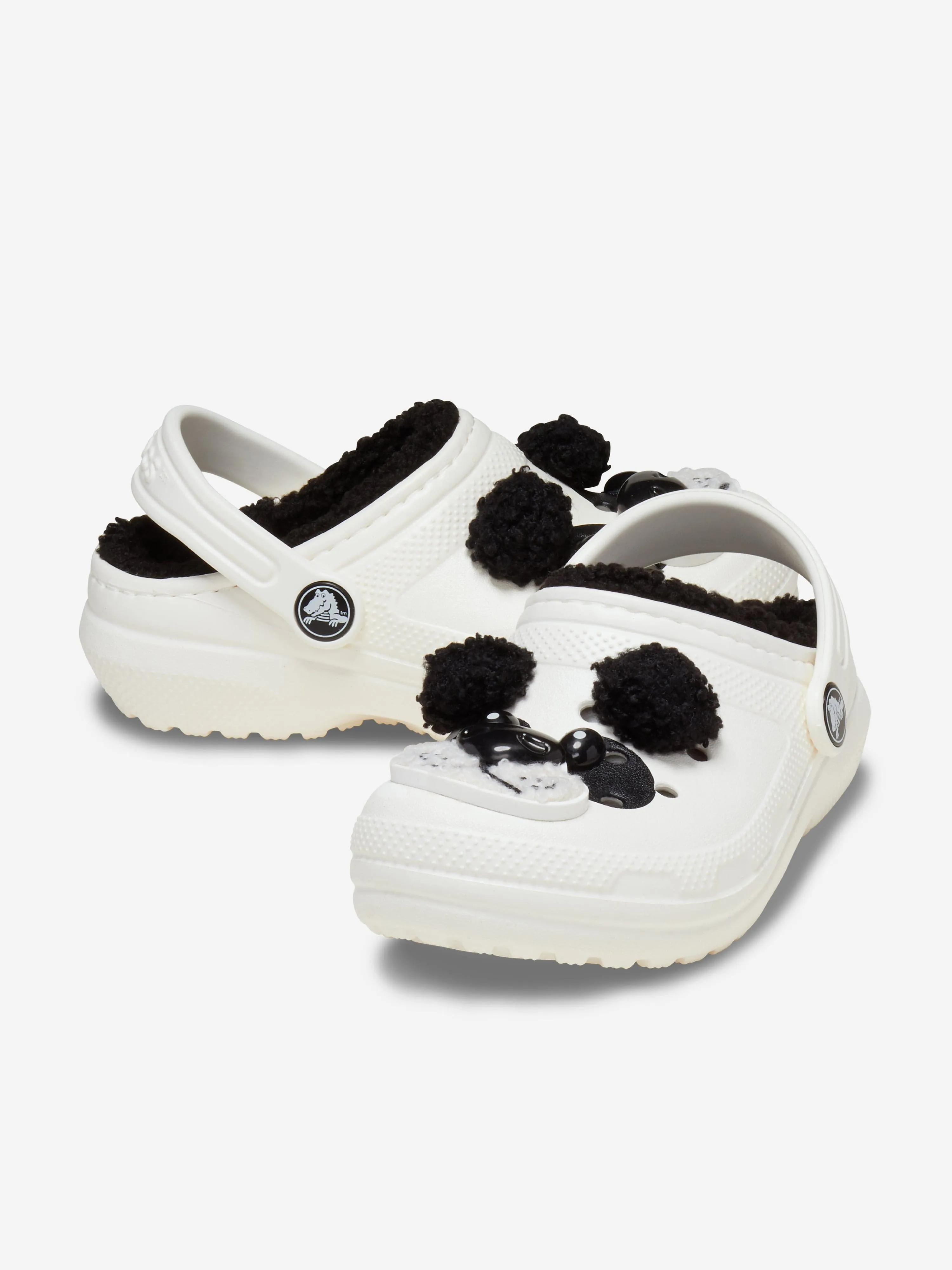 Crocs Kids Classic I Am Panda Bear Clog in White