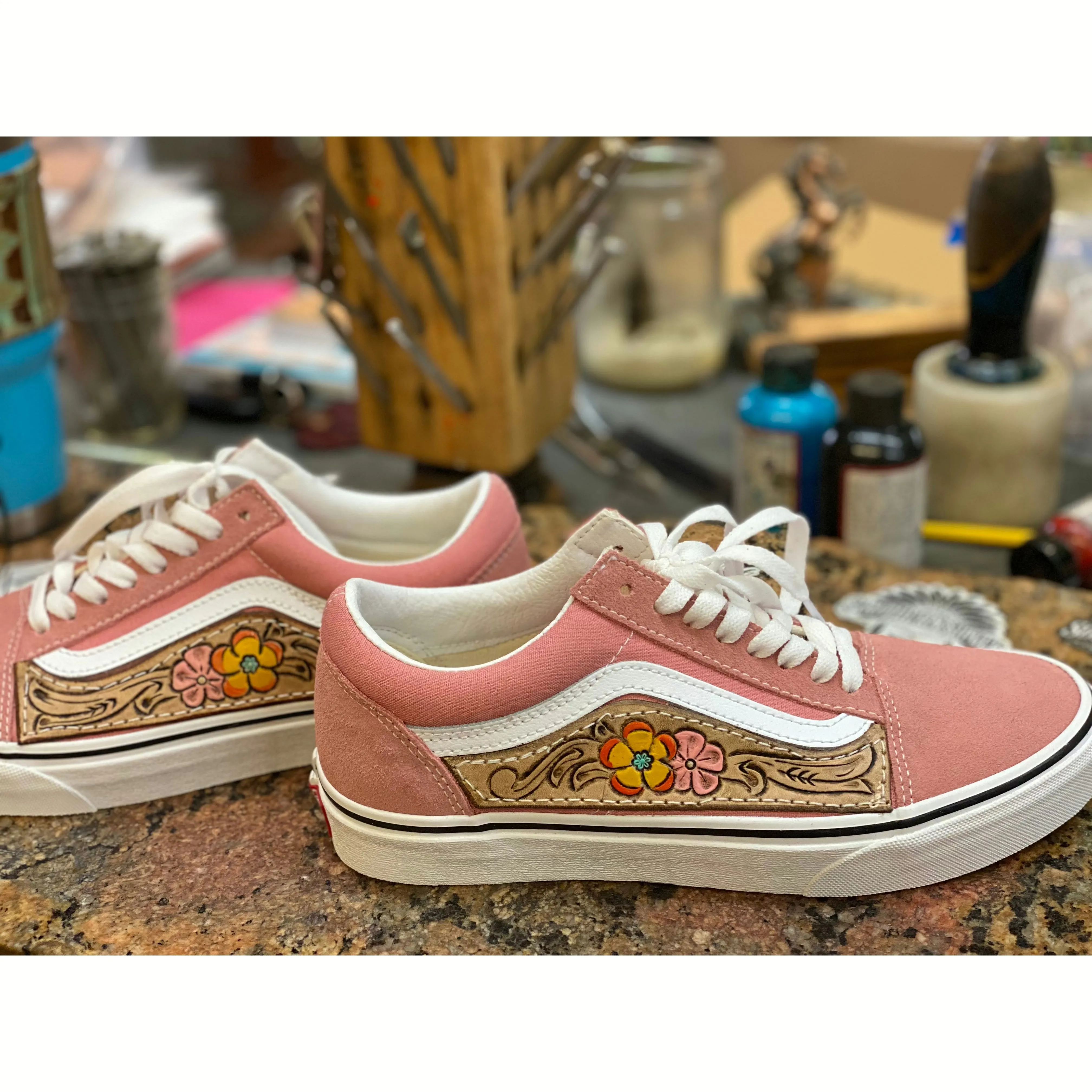 Custom Women’s Shoes Old Skool low tops