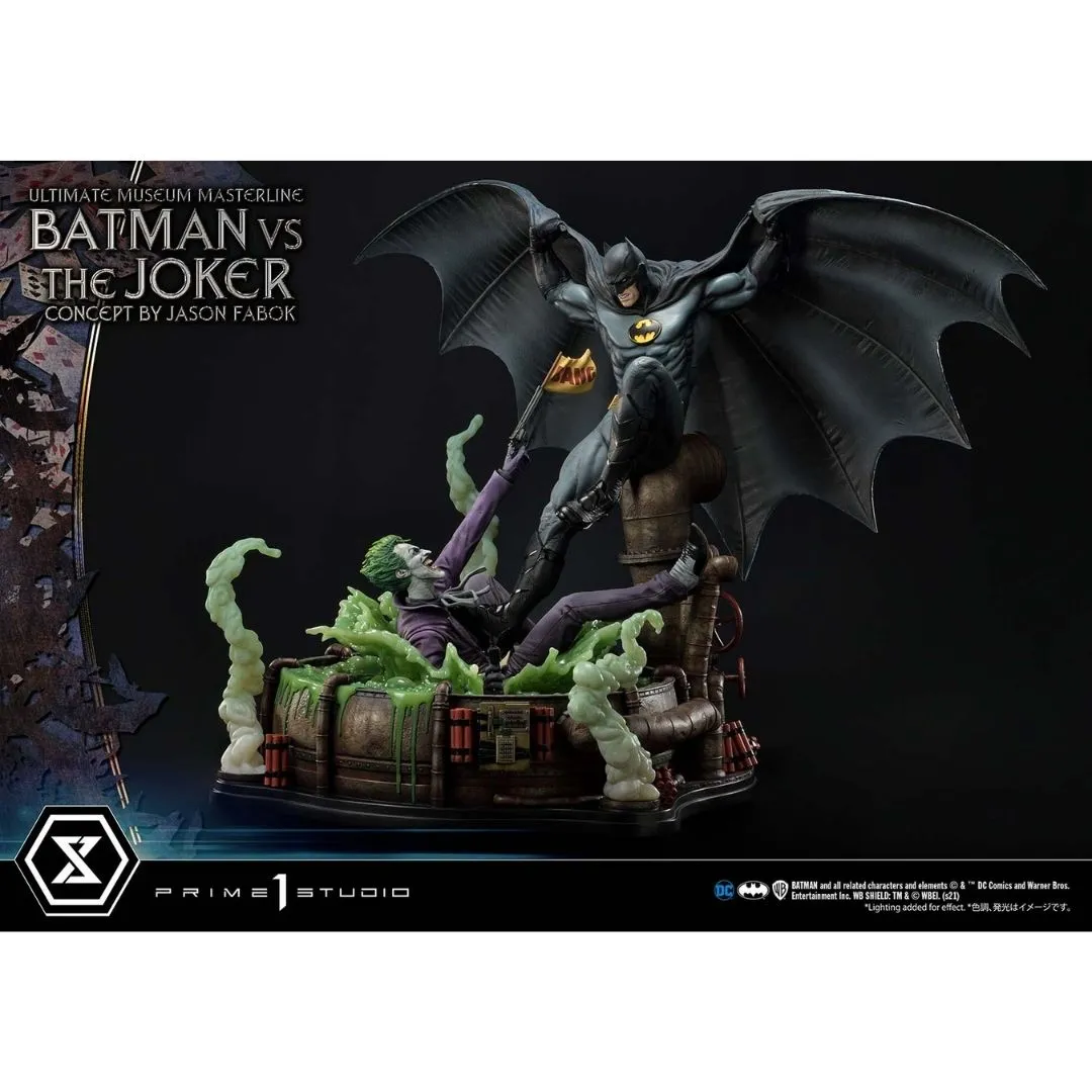 DC Comics Batman Vs The Joker (Jason Fabok) Deluxe Version Figure by Prime1 Studios