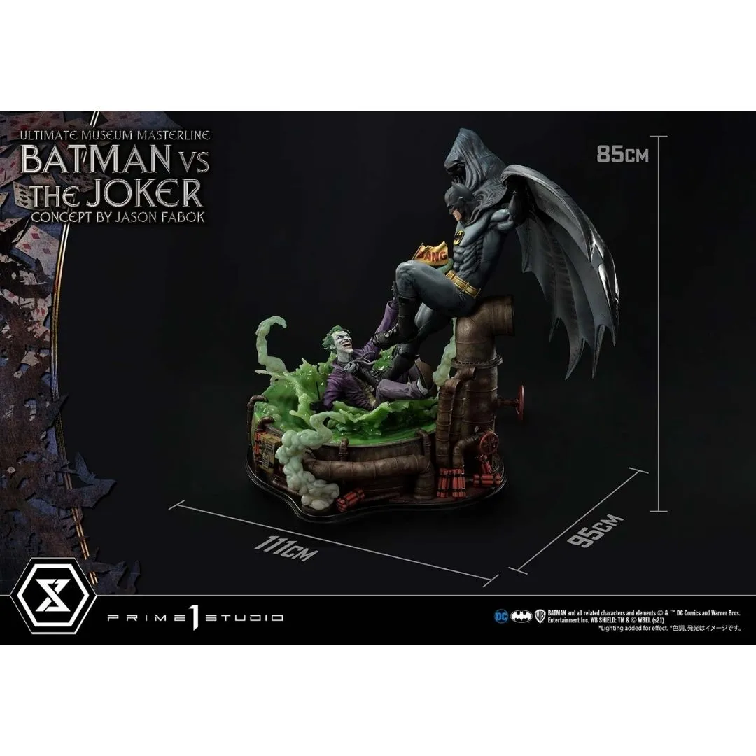 DC Comics Batman Vs The Joker (Jason Fabok) Deluxe Version Figure by Prime1 Studios