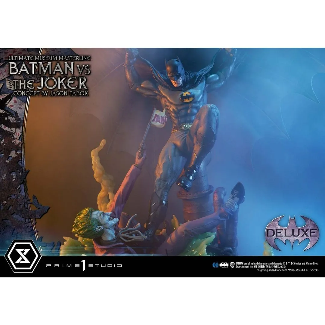 DC Comics Batman Vs The Joker (Jason Fabok) Deluxe Version Figure by Prime1 Studios