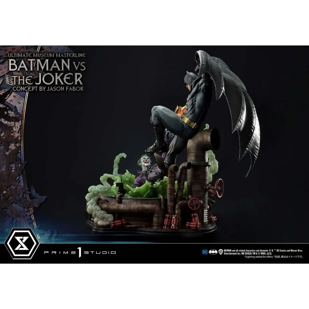 DC Comics Batman Vs The Joker (Jason Fabok) Deluxe Version Figure by Prime1 Studios