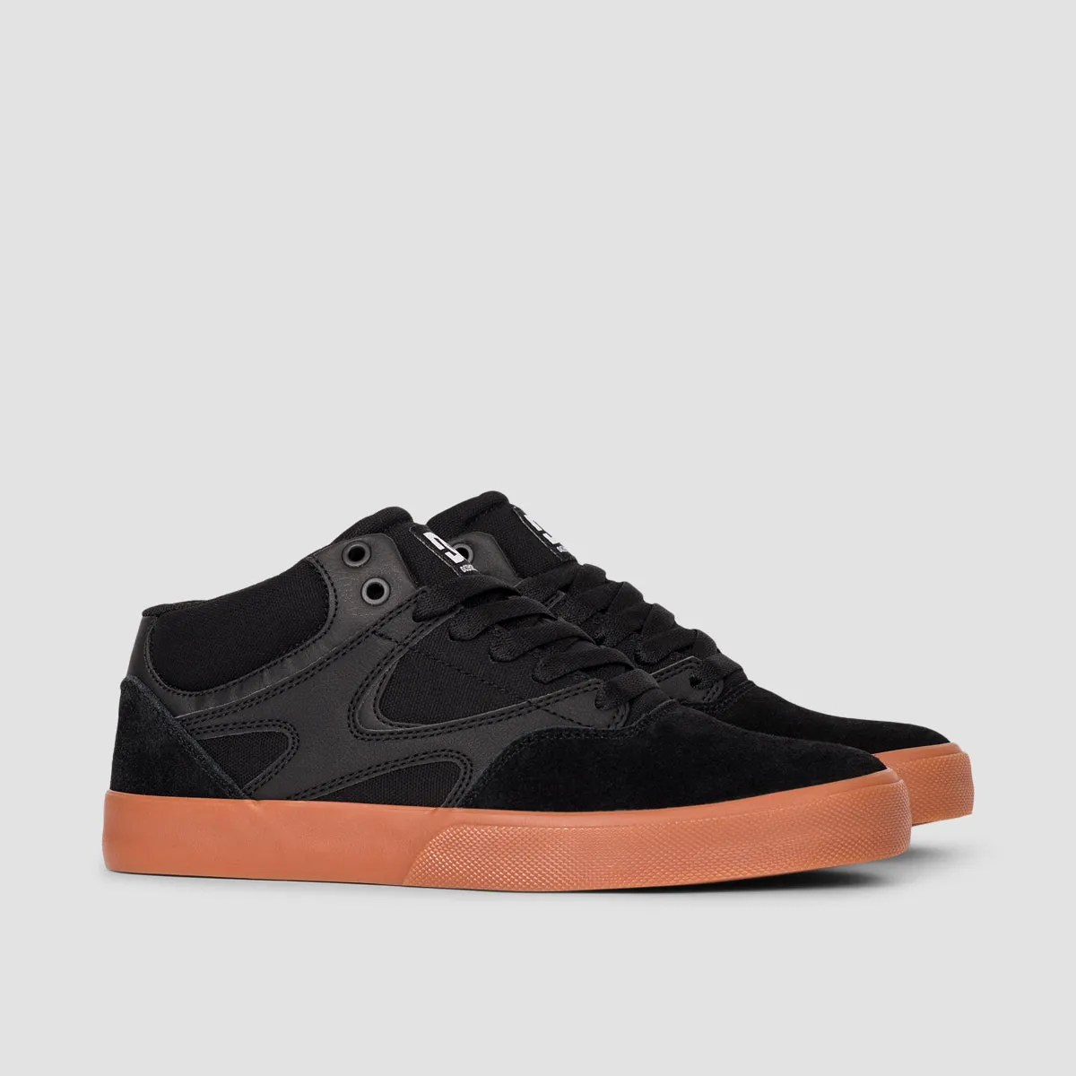 DC Kalis Vulc Mid Shoes - Black/Black/Gum