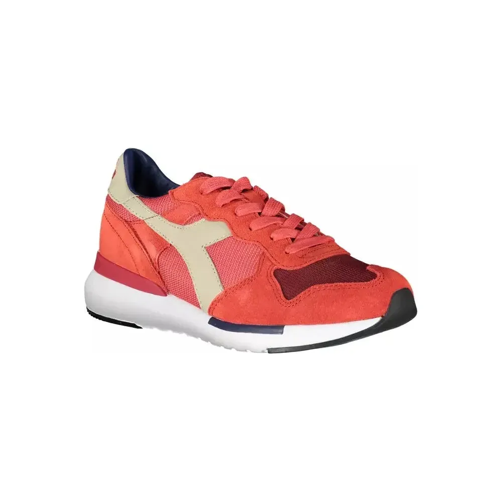 Diadora Red Leather Women Sneaker