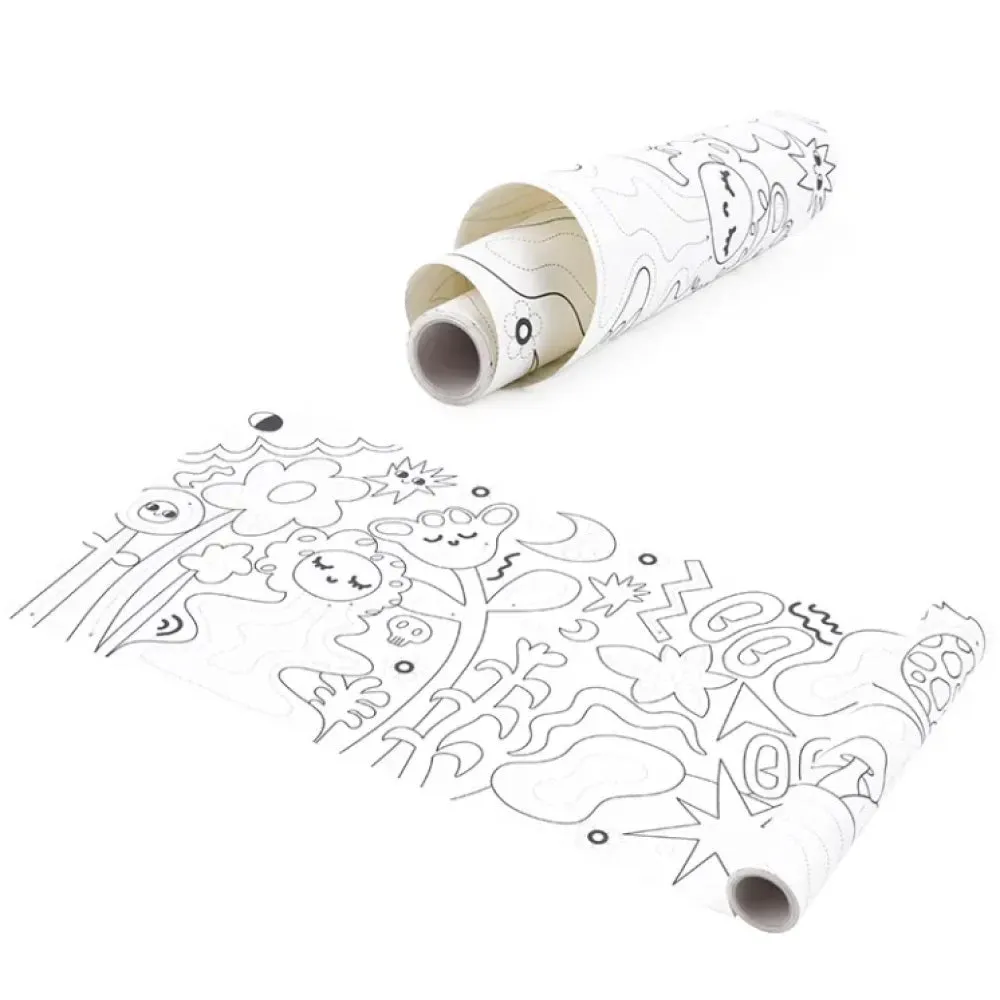 Doodle Art Paint Kit Roll Map: 10 Colours