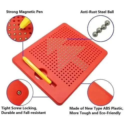 Drawing Magnetic Pad with 10 Pattern Cards For Kids