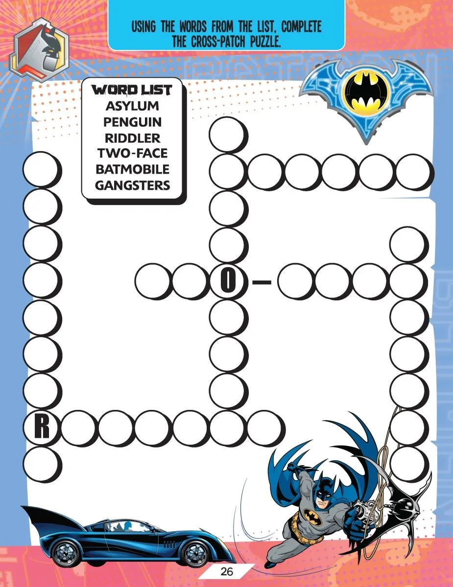 Dreamland Publications Batman Activity And Colouring Book