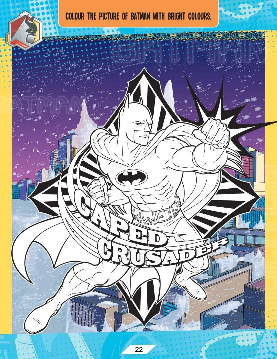 Dreamland Publications Batman Activity And Colouring Book