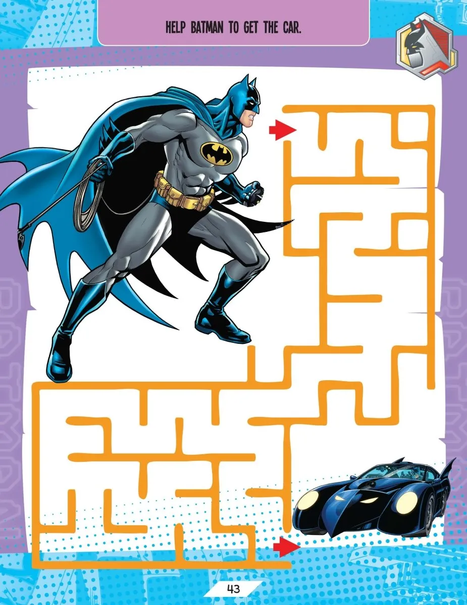 Dreamland Publications Batman Activity And Colouring Book