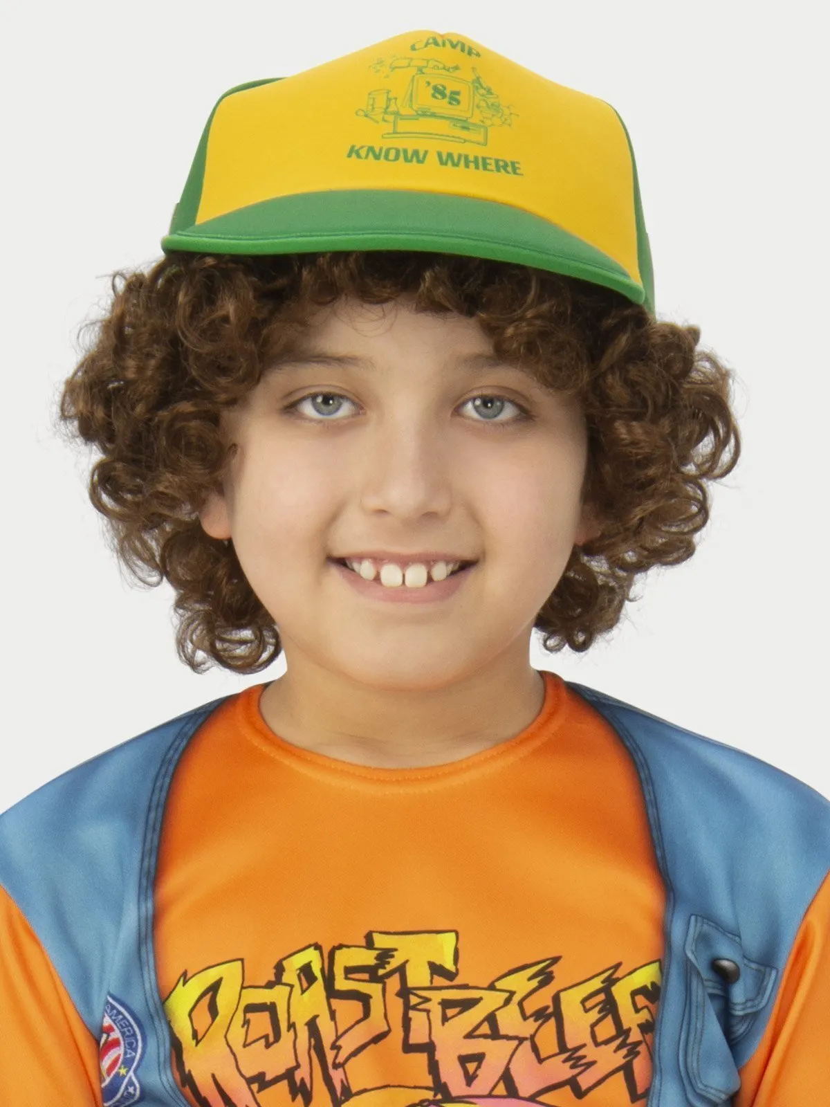 Dustin 'Roast Beef' Costume Top for Tweens - Netflix Stranger Things