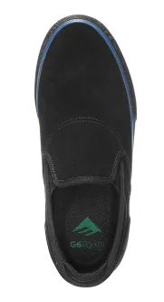 Emerica Shoes Wino G6 Slip On Black Blue Black