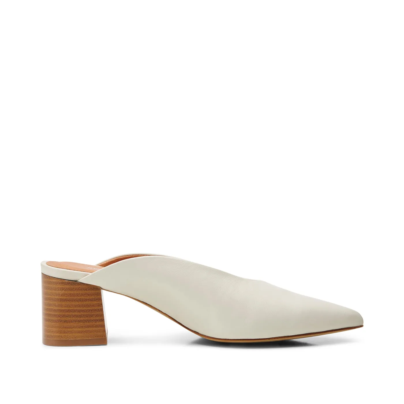 Emma mule leather - OFF WHITE