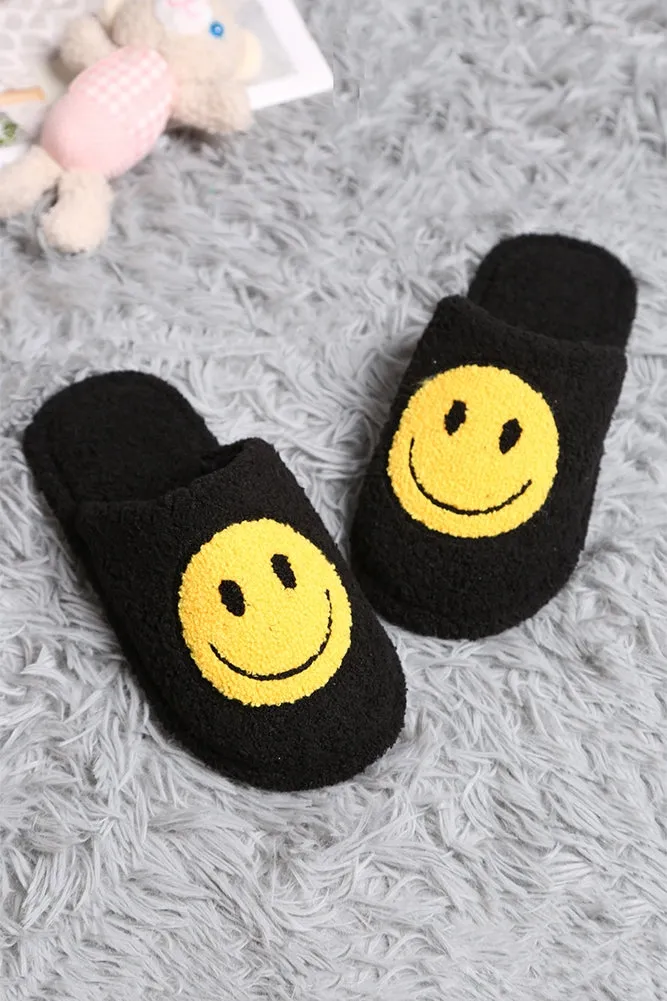 Emoji Slippers - Black