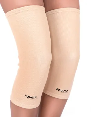 FOVERA Knee Cap for Men & Women, Knee Compression Sleeve for Pain Relief (Size - XL, 1 Pair)