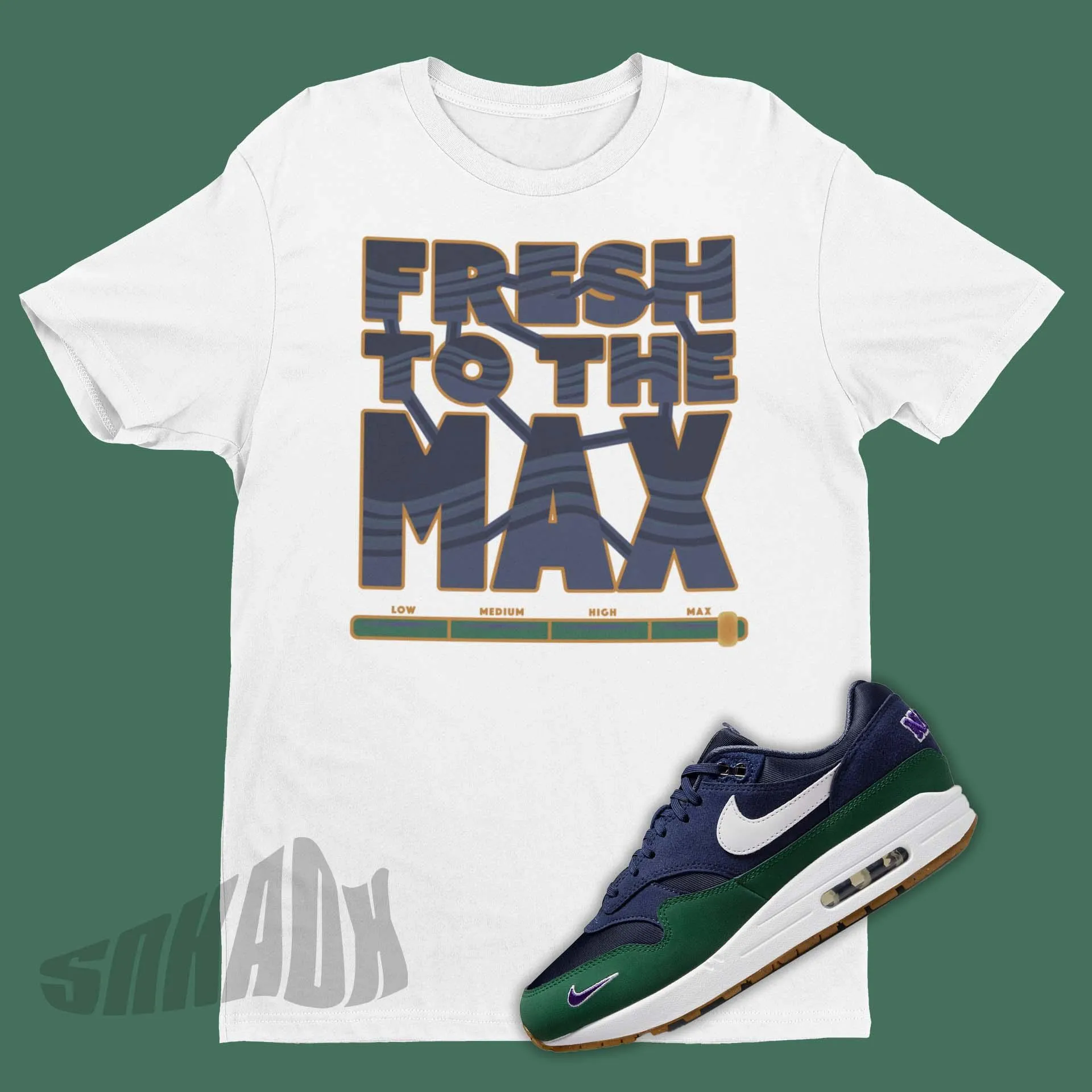 Fresh To The Max Shirt To Match Nike Air Max 97 QS Obsidian Gorge Green