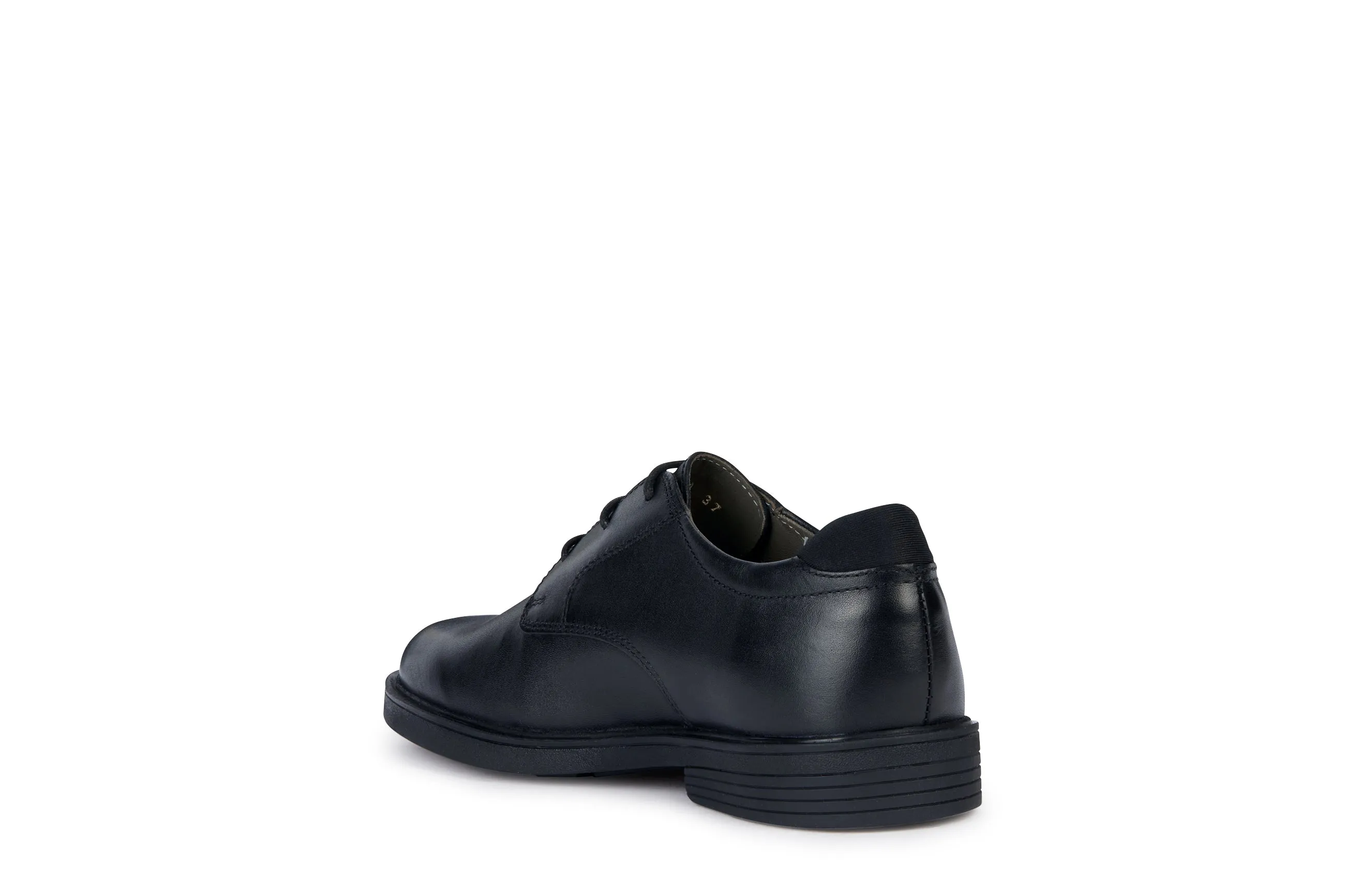 Geox Zheeno Boys Black Lace School Shoe