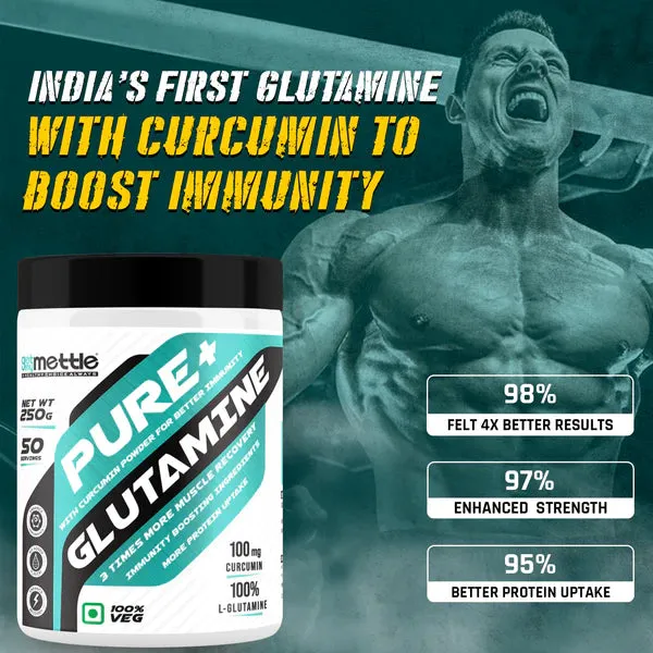 GetmyMettle Pure   Glutamine With Curcumin Powder for Better Immunity