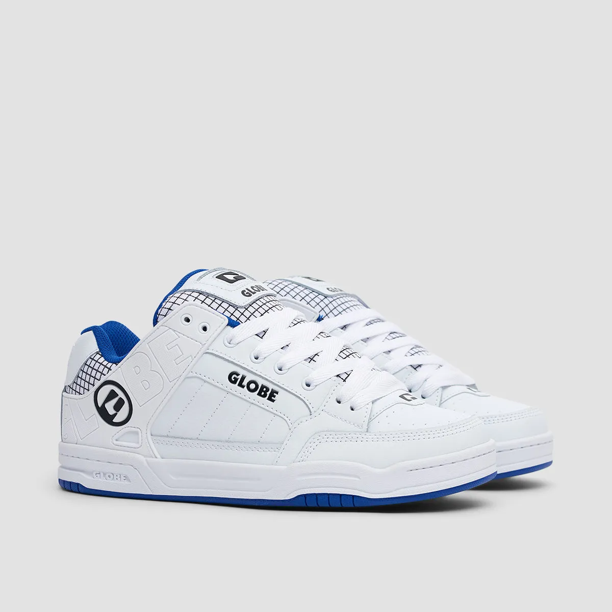 Globe Tilt Shoes - White/Cobalt