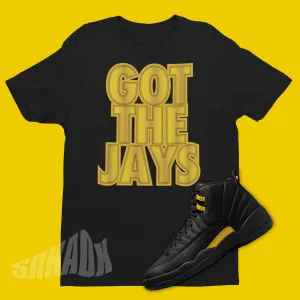 Got The Jays Shirt To Match Air Jordan 12 Black Taxi