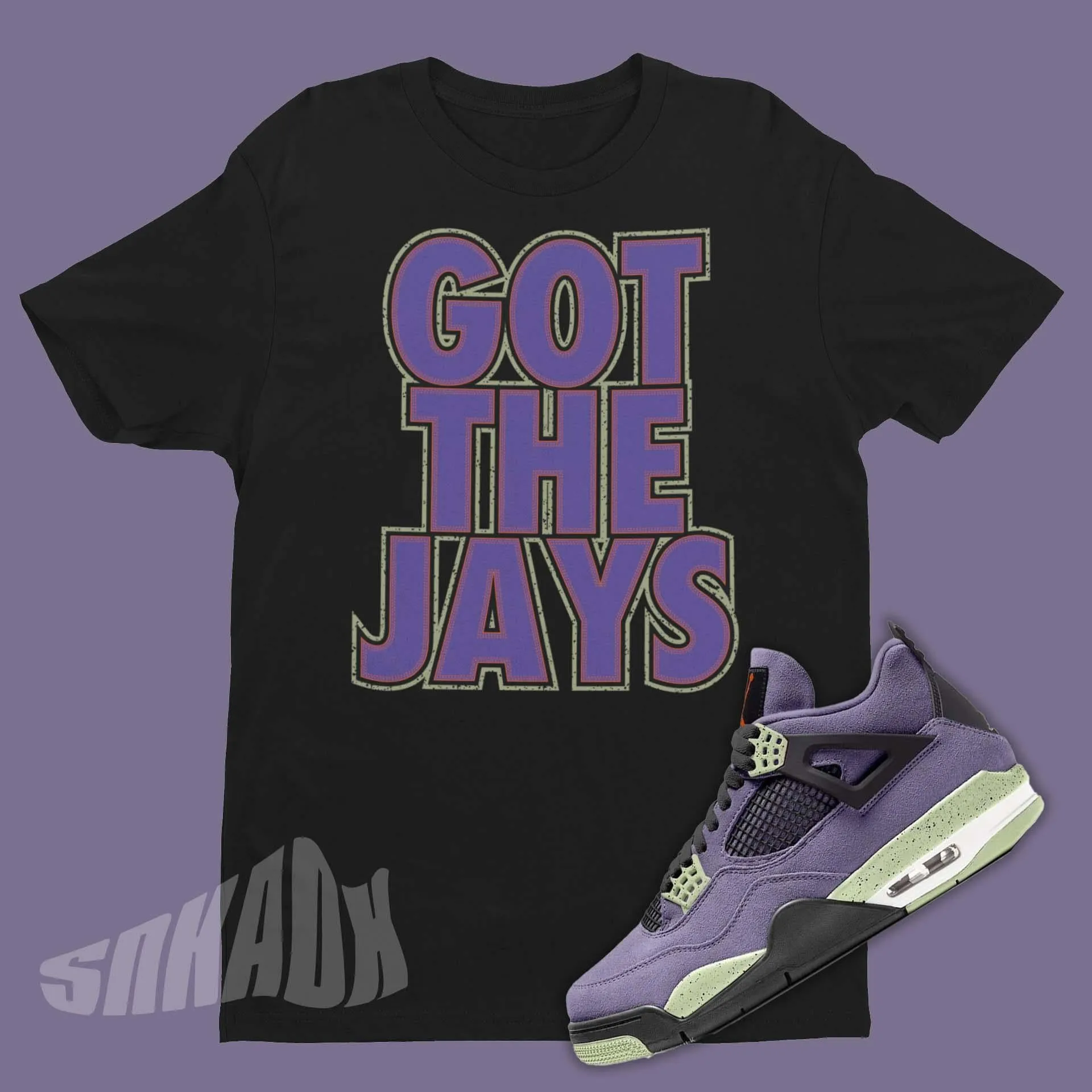 Got The Jays Shirt To Match Air Jordan 4 Canyon Purple