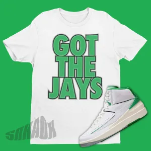 Got The Jays Shirt To Match Your Air Jordan 2 Lucky Green