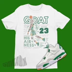 Greatest Ever Air Jordan 4 SB Pine Green Sneaker Matching T-Shirt