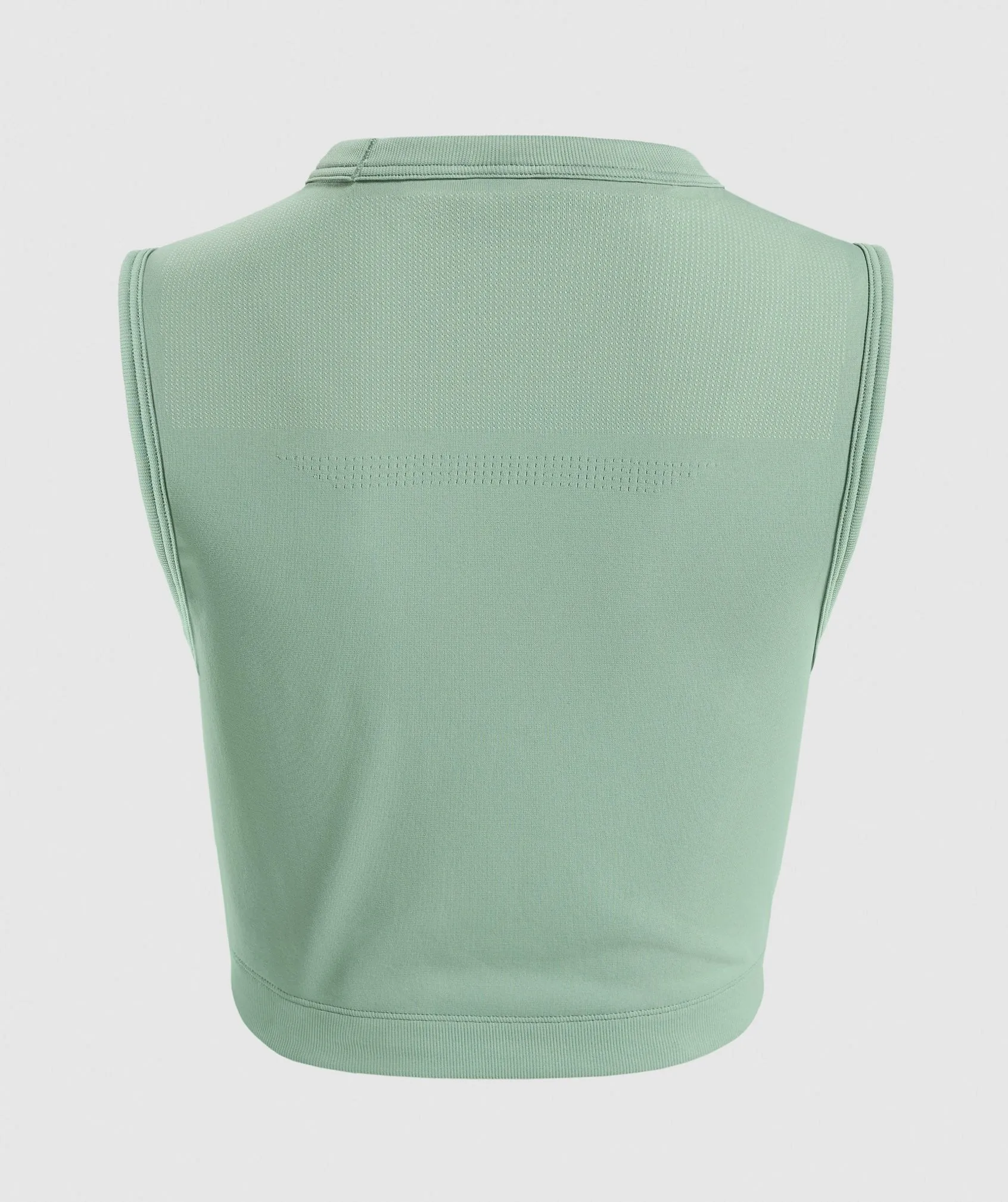 Gymshark Breeze Lightweight Seamless Crop Top - Green