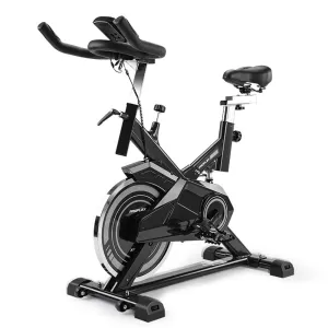 Heavy Flywheel Spin Bike w/ LCD Monitor and Adjustable Seat - Proflex