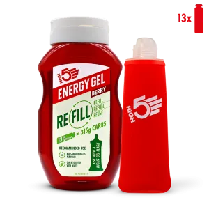 HIGH5 Gel Refill Bundle - 250ml Flask - Berry