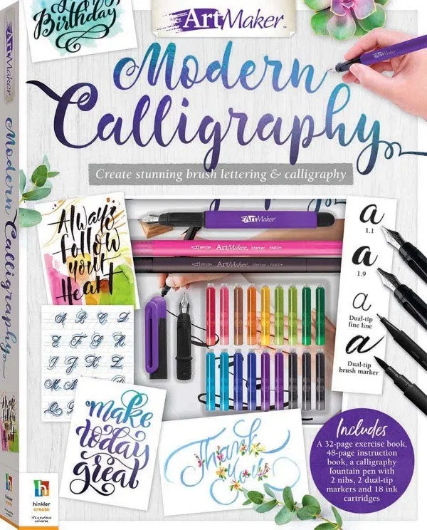 Hinkler Art Maker Modern Calligraphy Kit