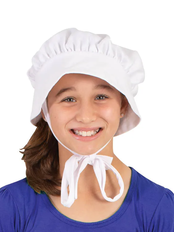 HISTORICAL BONNET AND APRON SET, CHILD