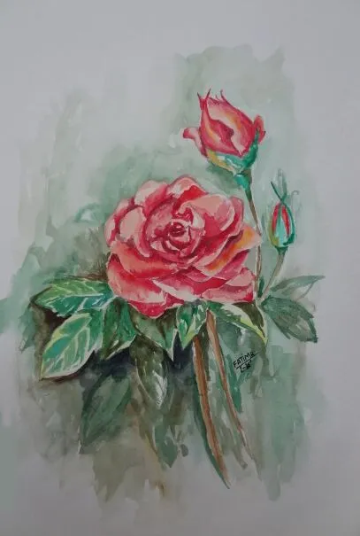 How to Paint Flowers In Water Colors Step by Step Lessons