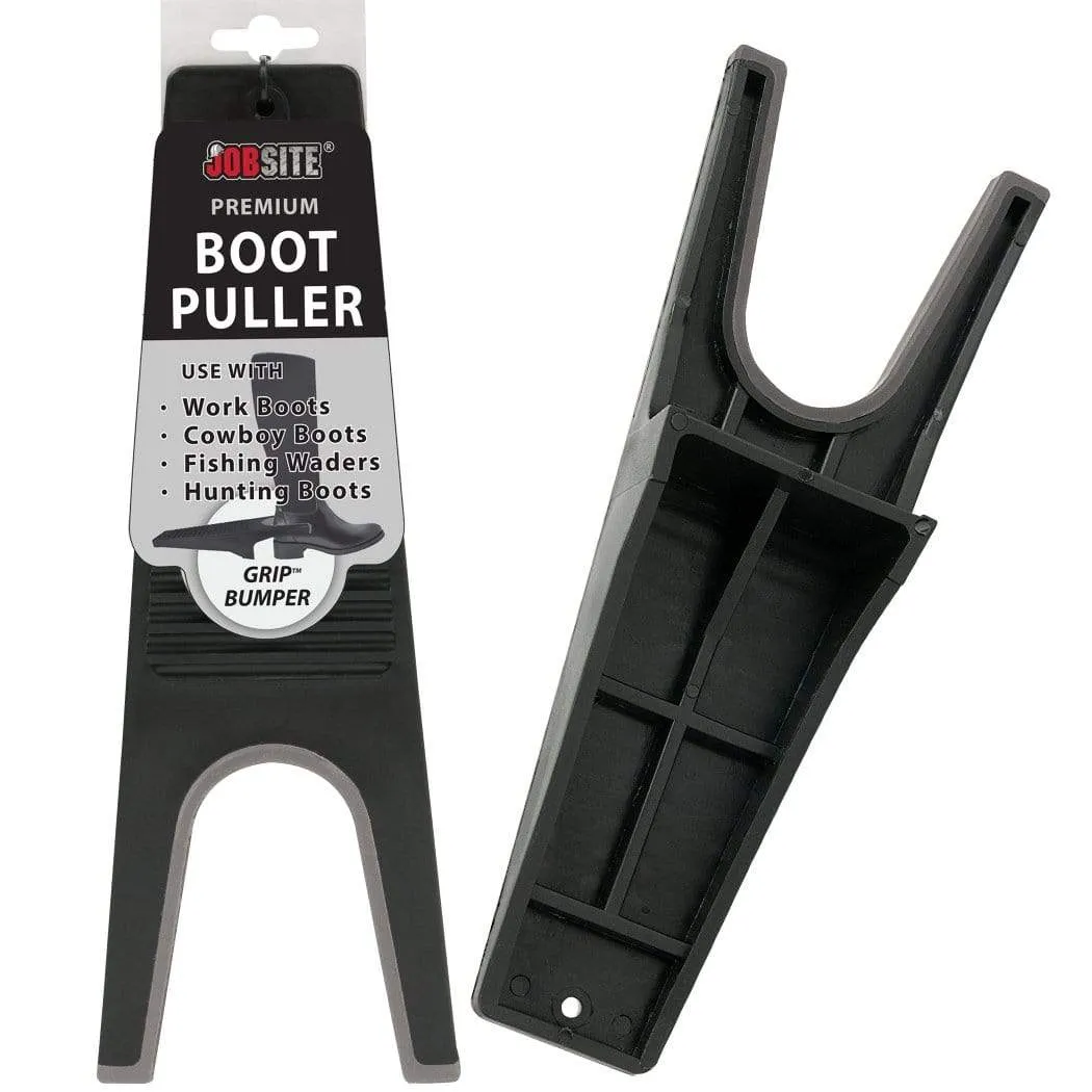 JobSite Premium Boot Puller - Rubber Grip Inlay - Shoe & Boot Remover (1 unit)