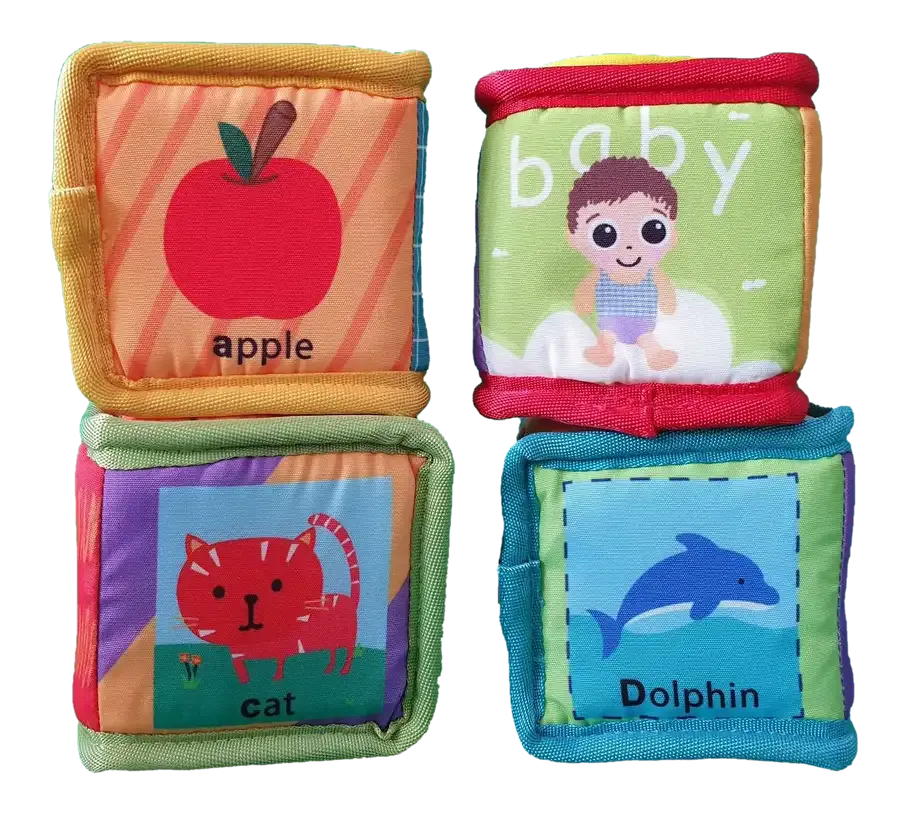 Jollybaby - Soft Blocks Alphabets - Pack of 4