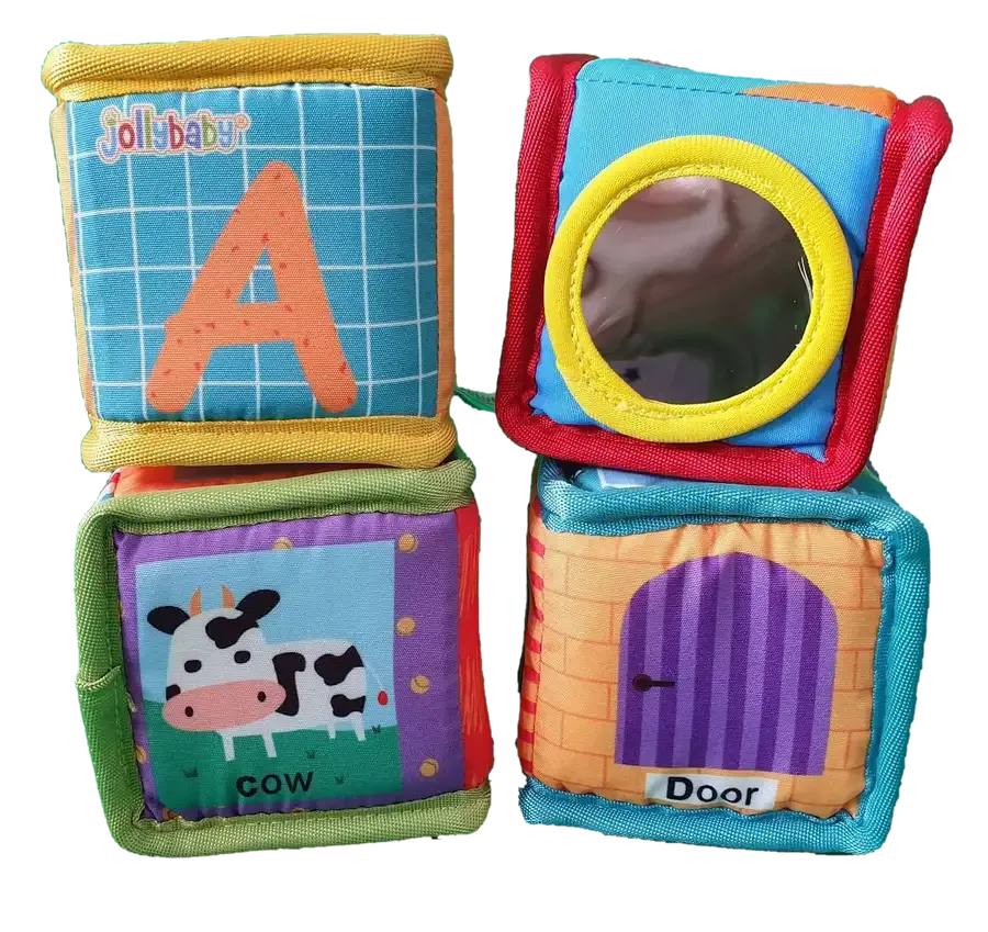 Jollybaby - Soft Blocks Alphabets - Pack of 4