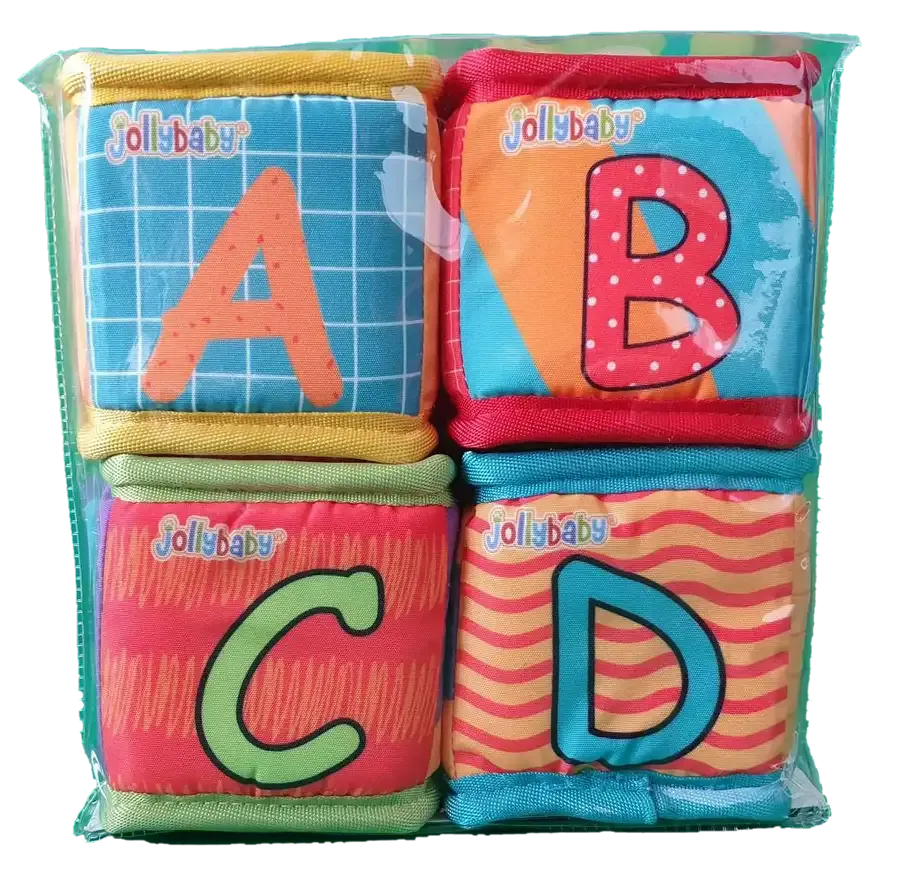 Jollybaby - Soft Blocks Alphabets - Pack of 4