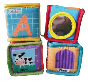 Jollybaby - Soft Blocks Alphabets - Pack of 4