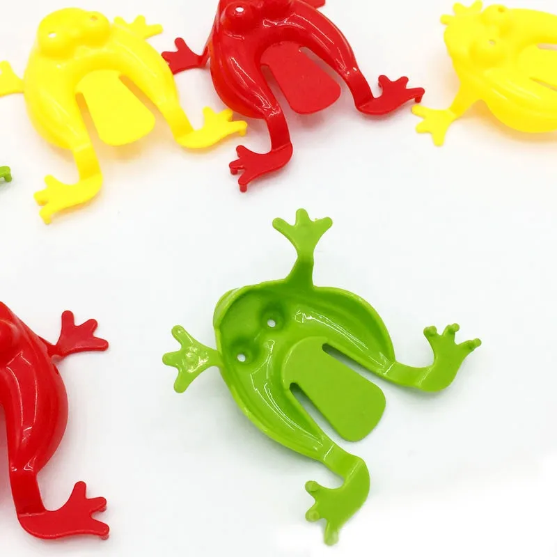 Jumping Frog Bounce Finger Toys for Kids Novelty Assorted Stress Reliever Anti Stress Toy for Children Birthday Gift Party Favor