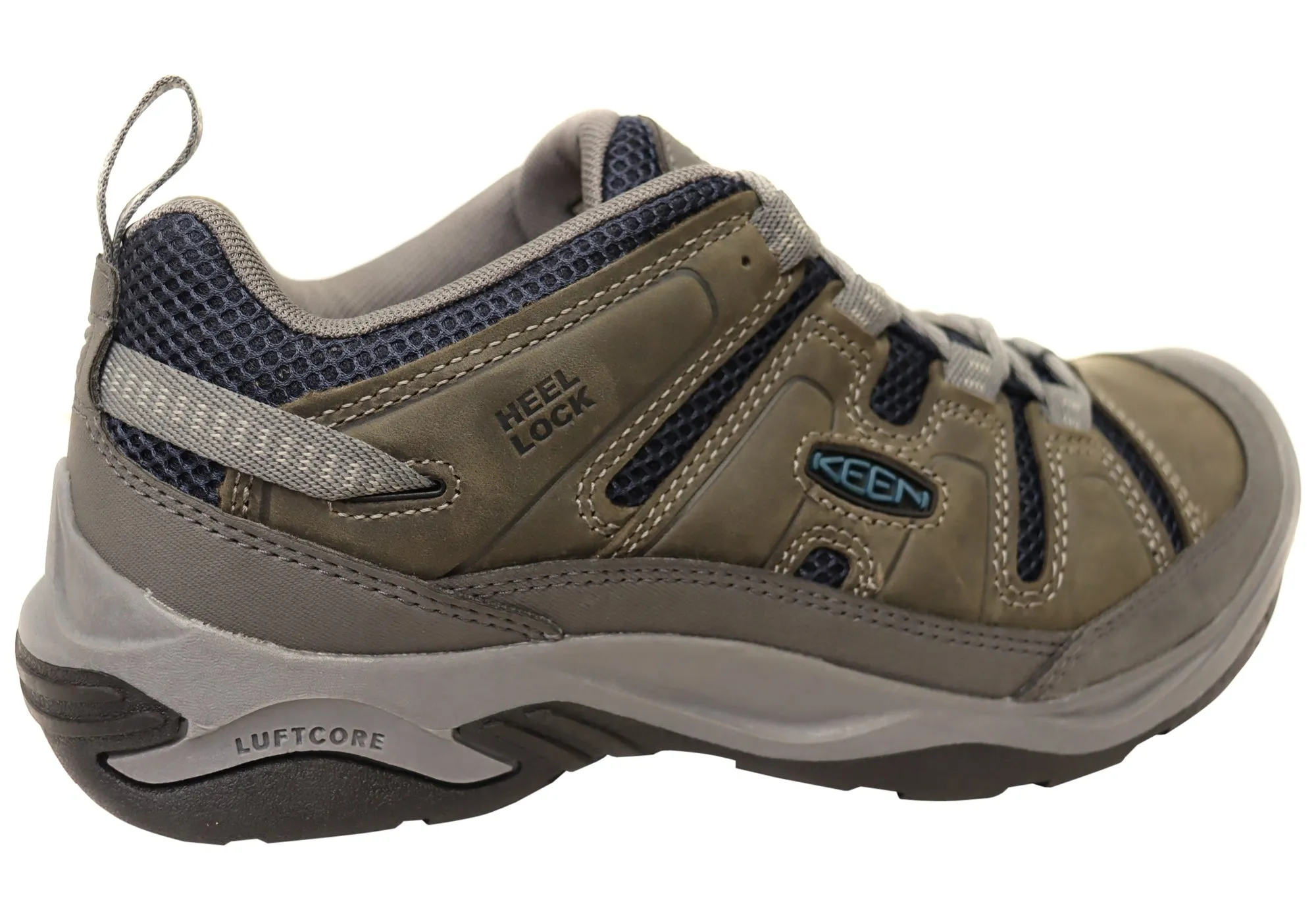 Keen Circadia Vent Mens Leather Wide Fit Hiking Shoes