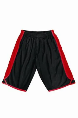 Kids Basketball Shorts - Black/Red