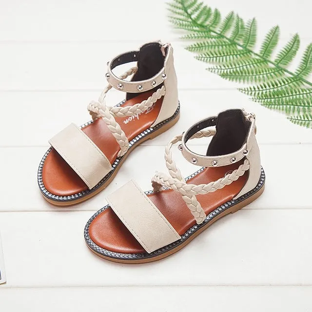 Kids Shoes Leather Sandals for Baby Girls Toddlers girl