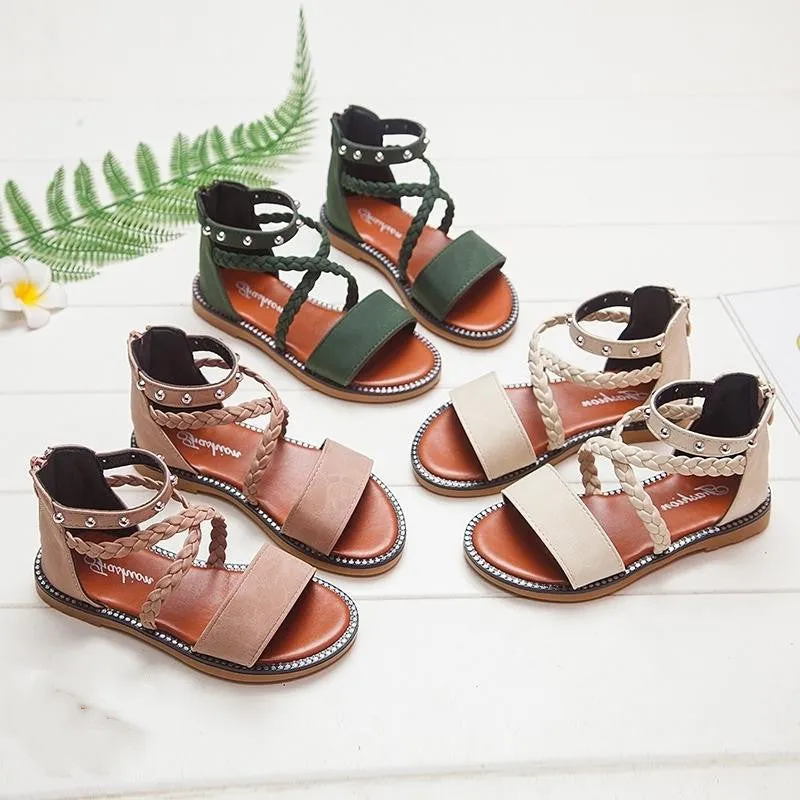 Kids Shoes Leather Sandals for Baby Girls Toddlers girl