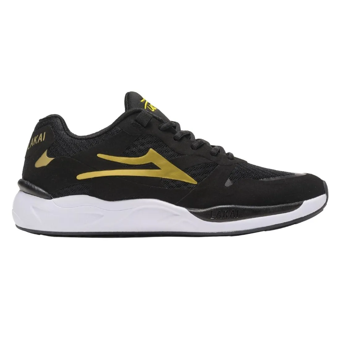 Lakai Evo 2.0 Shoes - Black/Gold Suede