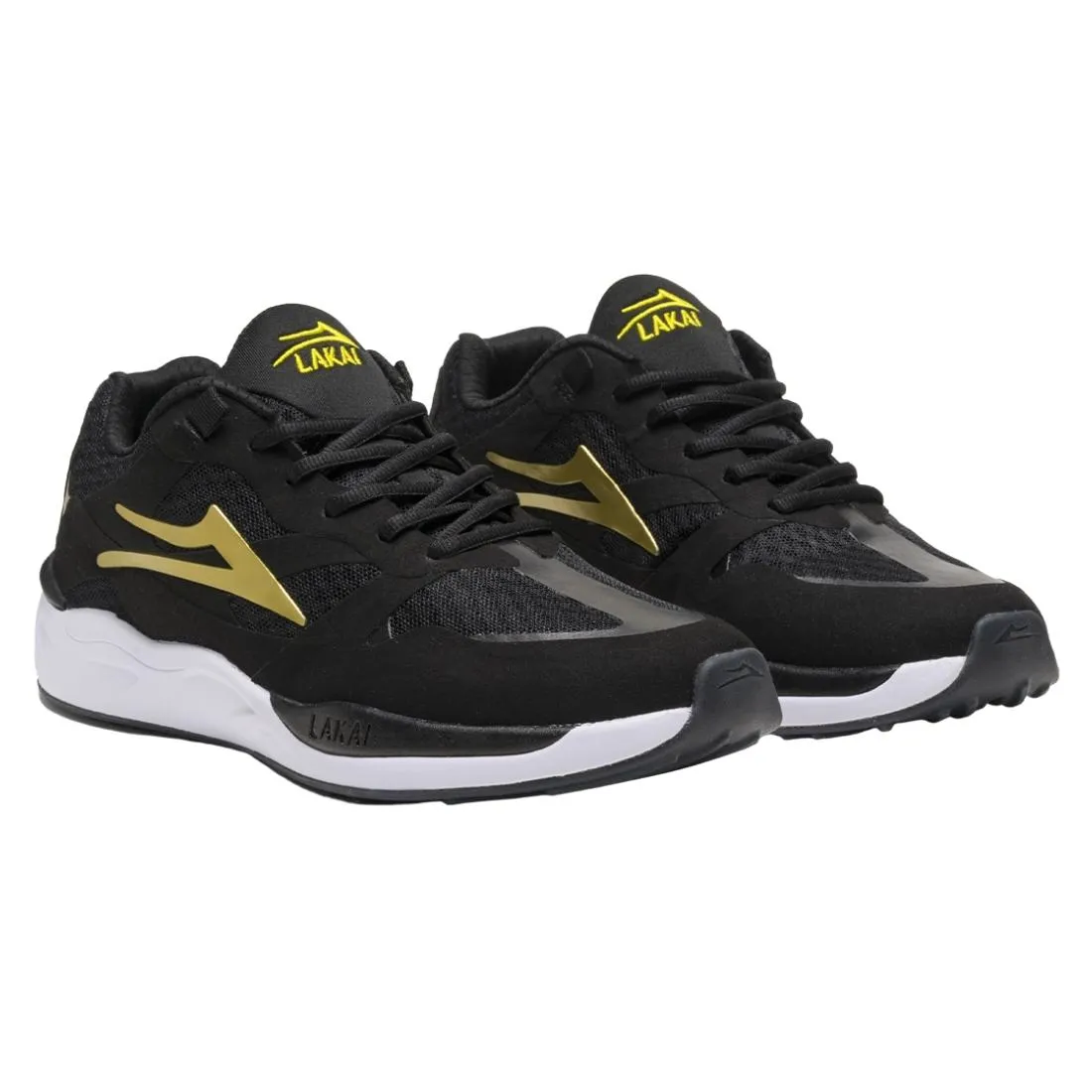 Lakai Evo 2.0 Shoes - Black/Gold Suede