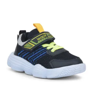 Leap7x Sports Non Lacing Shoes For Kids (N.Blue) RUSH-1 By Liberty