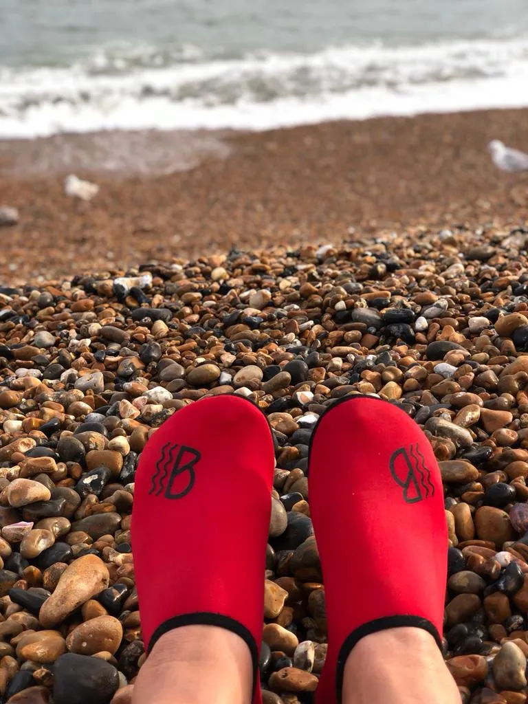 Lifeguard Red Water Shoes